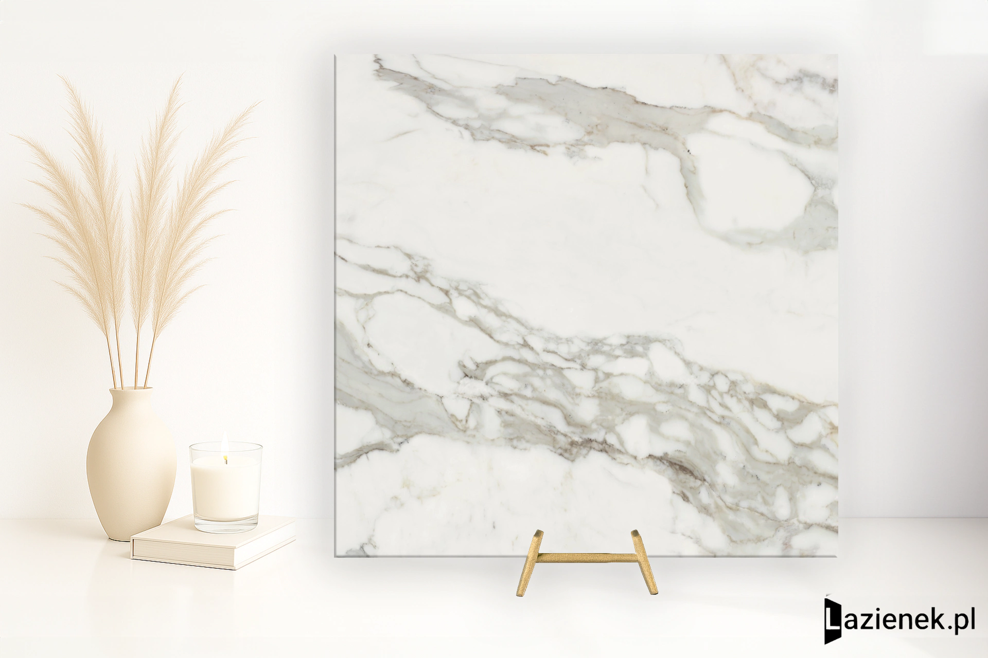 Cotto D'este Allure Calacatta błyszcząca 120x120 cm gr. 7 mm - płytka rektyfikowana / EK8AR15